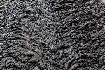 Pahoehoe Lava On Wawaloli Beah, Wawaloli Beach Park, Hawaii, Hawaii, USA