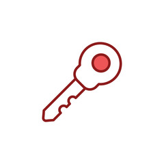 house key icon vector design template