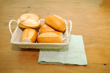 Delicous breakfast with coffr and brakfast.