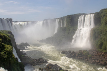 Fototapeta premium cachoeira, cascata, foz do iguaçu, natureza