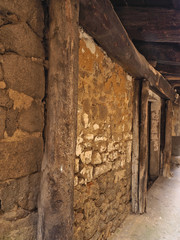 Detail of old masonry walls