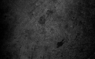 Old wall texture cement dark black gray  background abstract grey color design are light with white gradient background.