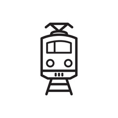train icon vector design template