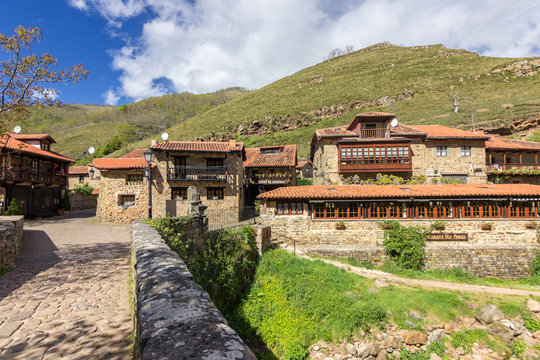 Village of Barcena Mayor in Cantabria (Spain)