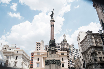 Fototapeta na wymiar statue in downtown são paulo brazil