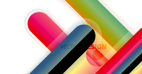 Abstract liquid lines geometric background