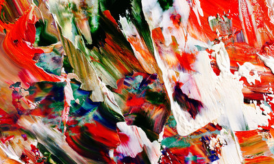 Colorful abstract background wallpaper. Modern motif visual art.  Mixtures of oil paint. Trendy...