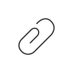 Attachment icon. Paperclip symbol modern, simple, vector, icon for website design, mobile app, ui. Vector Illustration
