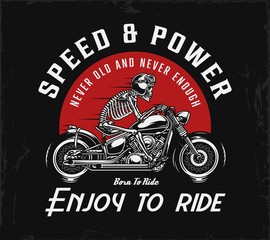 Fototapeta na wymiar Motorcycle vintage emblem