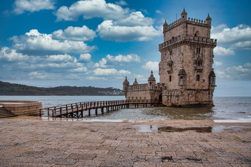 Fototapeta premium view of Lisbon Downtown