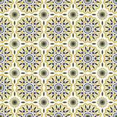 seamless pattern in traditional decorative style. hand drawn pattern