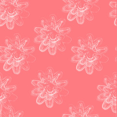 Fototapeta na wymiar seamless pattern of drawn by the brush colors and brush strokes for the decoration of Wallpaper and textures