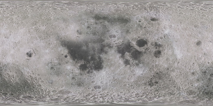The surface of the moon of the earth's satellite close-up .Texture or background