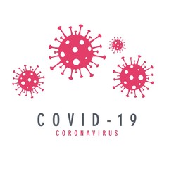 Covid-19 coronavirus. virus icons. Vector illustration