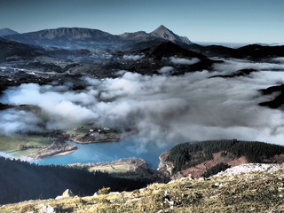 lake Urkulu at Basque country