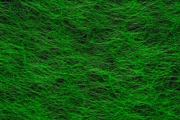 Texture made of fine green threads