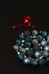 blue-turquoise christmas ball