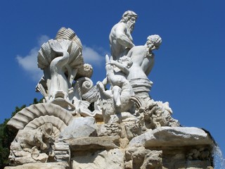 Fototapeta na wymiar Vienna stone sculpture 