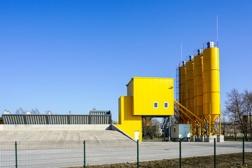 ready new modern stationary concrete batching plant