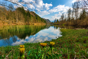 Allgäu - See - Oberstdorf - Frühling - Auwaldsee 