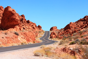 Straße Valley of Fire
