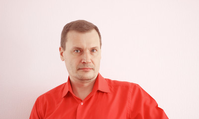 Portrait man emotions