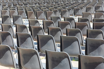 Empty Audience Chairs