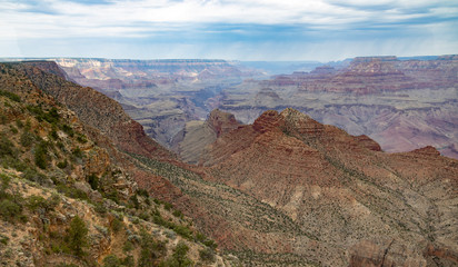 view from south rim of Grand Canyon