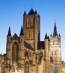 Fototapeta premium Saint Nicholas' Church in Ghent