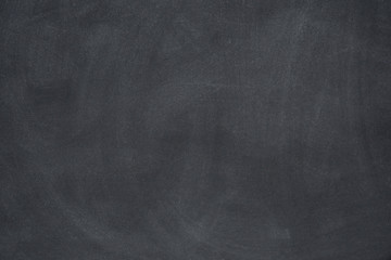 Chalk rubbed out on blackboard, chalkboard texture background copy space for add text and design