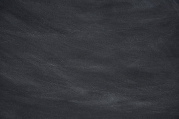 Naklejka premium Chalk rubbed out on blackboard, chalkboard texture background copy space for add text and design