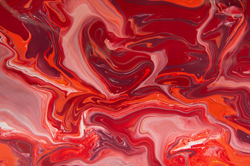 Obraz premium Trendy wallpaper. Red and white abstract background.