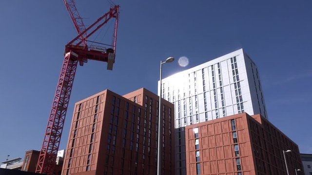 Coventry city architecture England UK 4K 