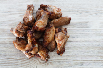 grilled chicken wings on a plate