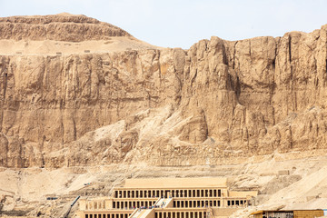 View to Hatshepsut mortuary temple complex