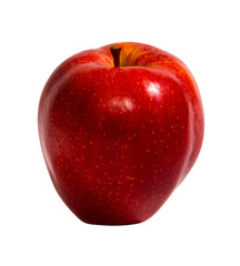Red apple isolated on a white background