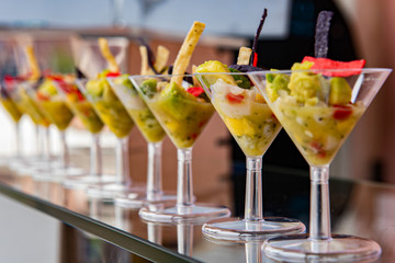 Ceviche Martinis