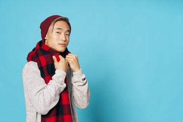 portrait of a handsome young man