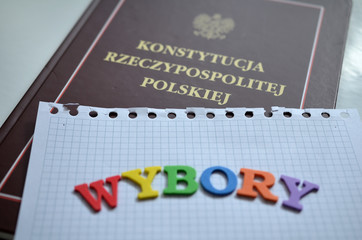 Wybory prezydenckie w Polsce, Konstytucja - obrazy, fototapety, plakaty