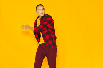 Fototapeta premium young woman with guitar