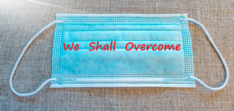 Combating and confronting against coronavirus or covid 19, digital composite image symbolizes and unprecedented challenge of 21 century