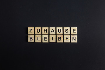 Zuhause bleiben