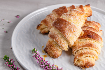 Fresh Baked Croissants. Warm Fresh Buttery Croissants and Rolls. French and American Croissants and Baked Pastries are enjoyed world wide.