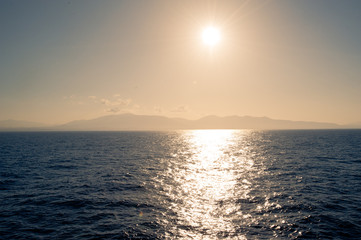 Obraz premium sunset over the sea