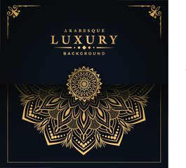 vector illustration of an abstract background with mandala pattern