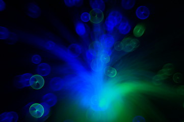 abstract blue background with rays