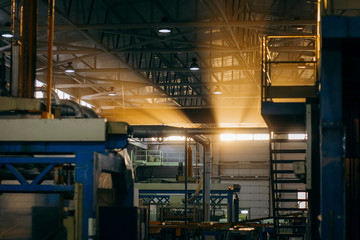 Sandwich Panel Production Plant in Sunlight