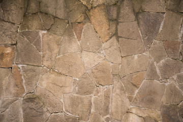 Background texture of a stone wall photo. Warm
