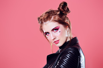 pretty e-girl portrait