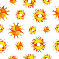Fototapeta premium Abstract seamless pattern. Vector illustration.